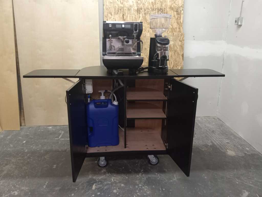 Espresso Catering Cart interior